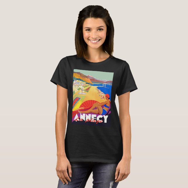 Camiseta Annecy Beach Girl (Frente Completa)