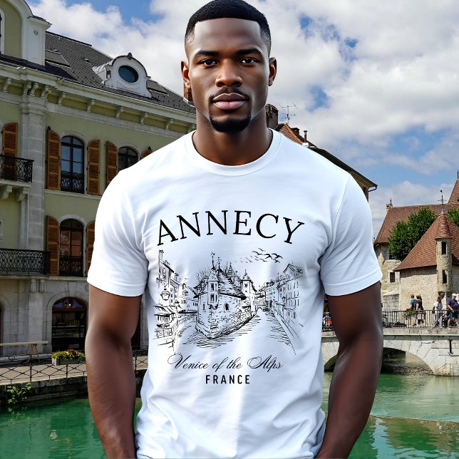 Camiseta Annecy France Venice of the Alps (Criador carregado)