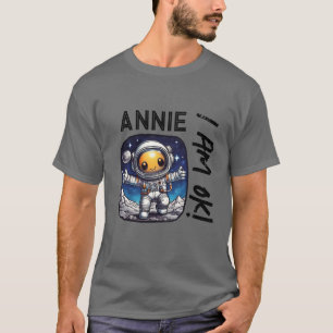 Camiseta Annie, estou bem! Música Letra Gira com Astronau