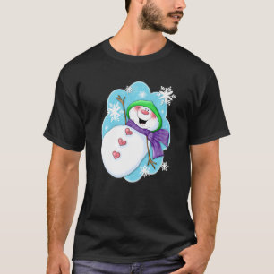 Camiseta Annie Lang Go Snow Snowman