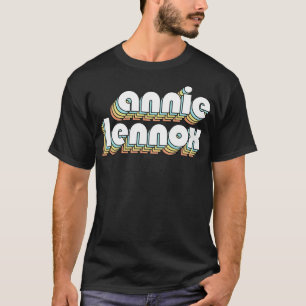 Camiseta Annie Lennox Retro Rainbow Tipografia Estilo Desva