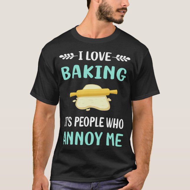 Camiseta Annoy Me Baking Assar Baker (Frente)