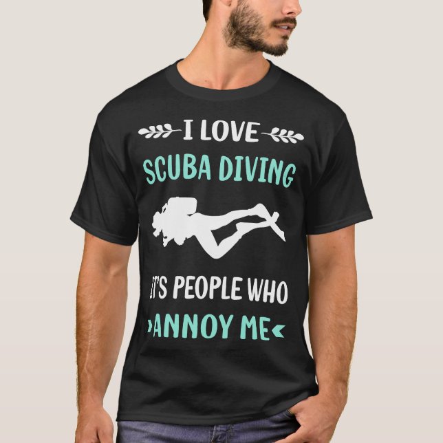 Camiseta Annoy Me Scuba Merging Diver (Frente)