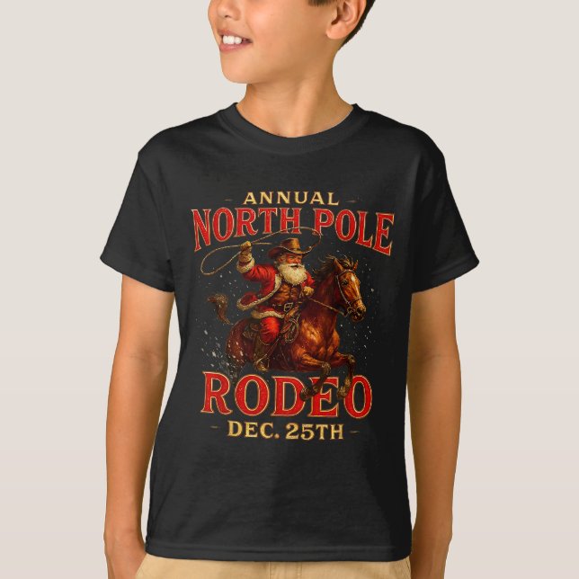Camiseta Annual North Le Rodeo Dec 25th Santa Design  (Frente)
