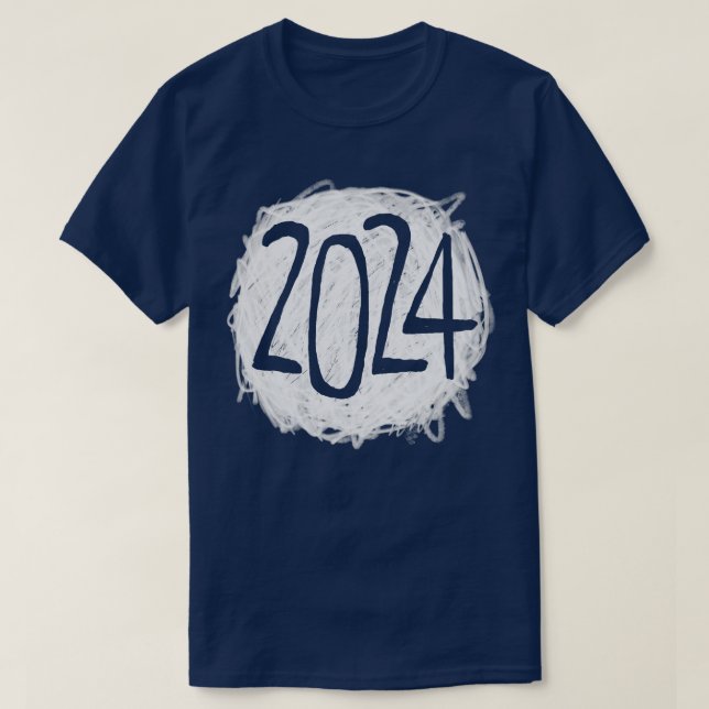 Camiseta Ano 2024 (Frente do Design)
