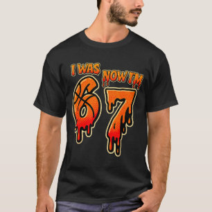Camiseta Ano Basquete Seis Sete Gotejamento 6
