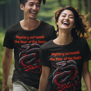 Camiseta Ano chinês de exibição do cobra 2025
