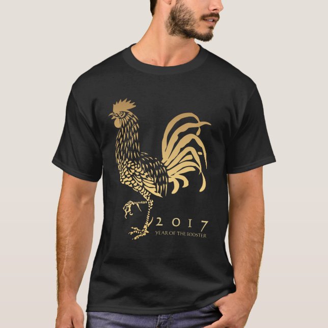 Camiseta Ano Chinês de Tee, personalizado do Zodíaco (Frente)
