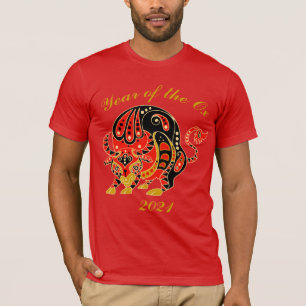 Camiseta Ano Chinês do Ox