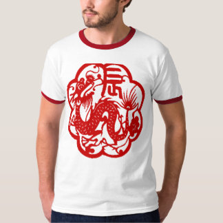 Camiseta Ano chinês do T do dragão