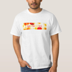 Camiseta ano da cabra 2015 (bokeh)