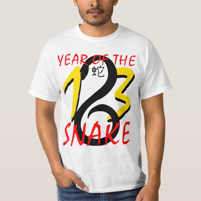 Camiseta Ano da Camisa-T de Cobra de 2013 (Frente)