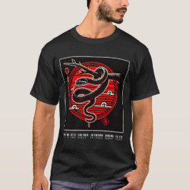 Camiseta Ano da Cobra: Símbolo chinês 2025 (design)