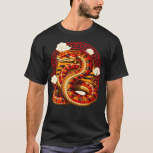 Camiseta Ano Das Mulheres Na Cobra 2025 Zodiac Happy Chines