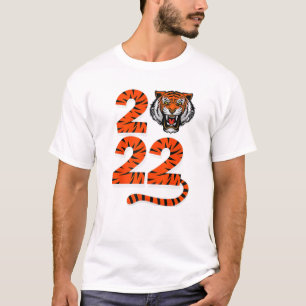 Camiseta Ano De Abertura Da Boca Do Tigre Bengala 2022
