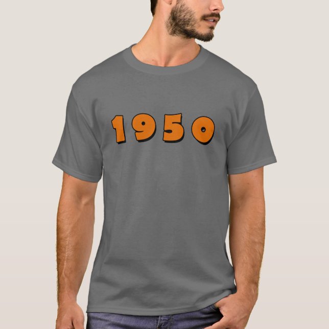 Camiseta Ano de colheita de 1950 (Frente)