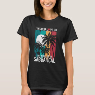 Camiseta Ano de folga Férias Viagens pelo mundo Ano sabátic