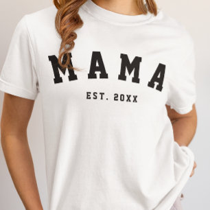 Camiseta Ano de Fundação da MAMÃE PERSONALIZADA
