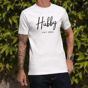 Camiseta Ano de Fundação Tipografia Rascunho Preto Marido