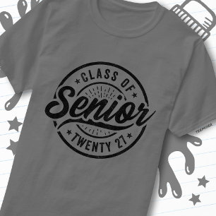 Camiseta Ano de Graduação Escola Retro Turma de 2027