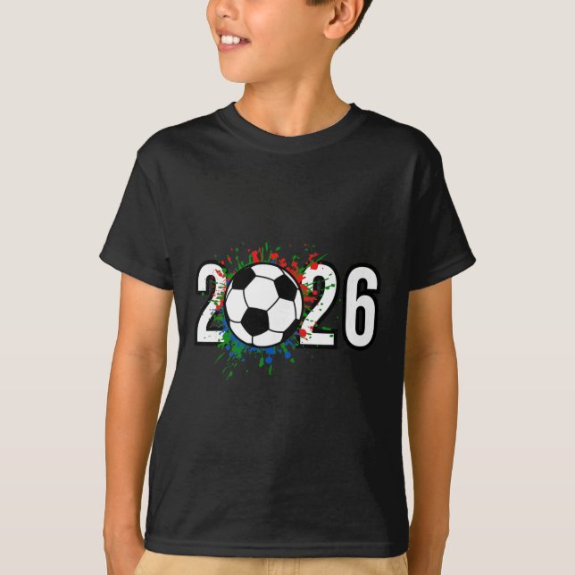 Camiseta Ano de Jogar Jogo de Futebol de 2026 Jogadores Tre (Frente)