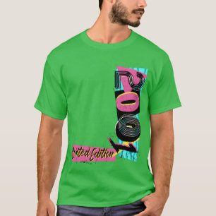 Camiseta Ano de nascimento 2001 Aniversário 80s 90s Edição