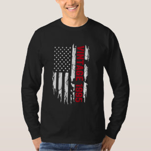 Camiseta Ano de nascimento da bandeira americana, 1995, par
