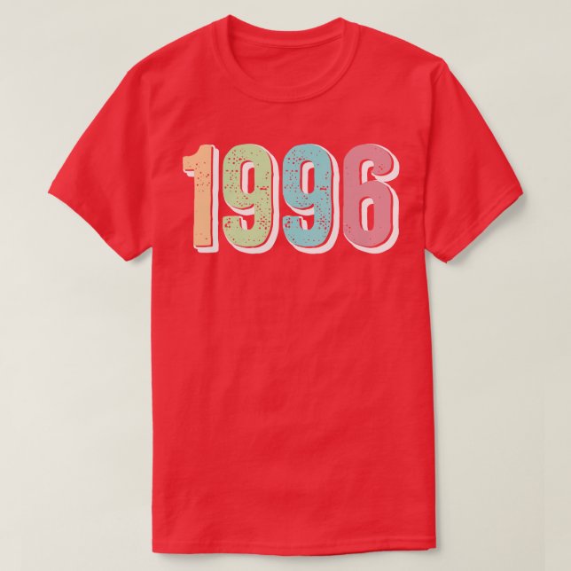 CAMISETA ANO DE NASCIMENTO DE 1996 (Frente do Design)