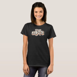 Camiseta Ano de Nascimento - Por volta de 1975