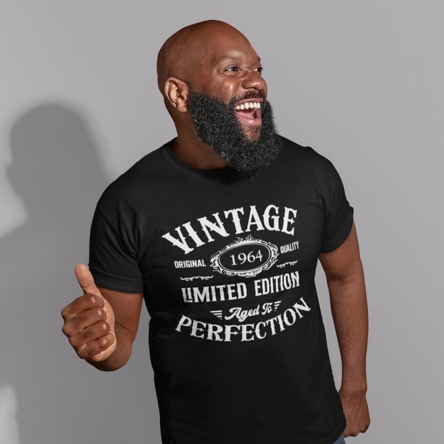 Camiseta Ano de Nascimento Vintage Qualquer Idade (Criador carregado)