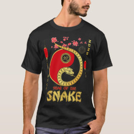 Camiseta Ano Do Ano Novo Lunar Do Cobra 2025 Chinês
