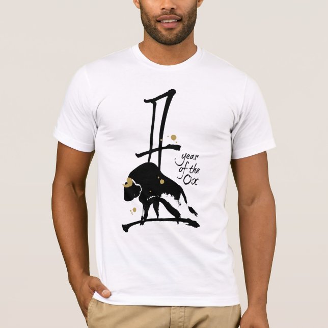 Camiseta Ano do boi - zodíaco chinês (Frente)