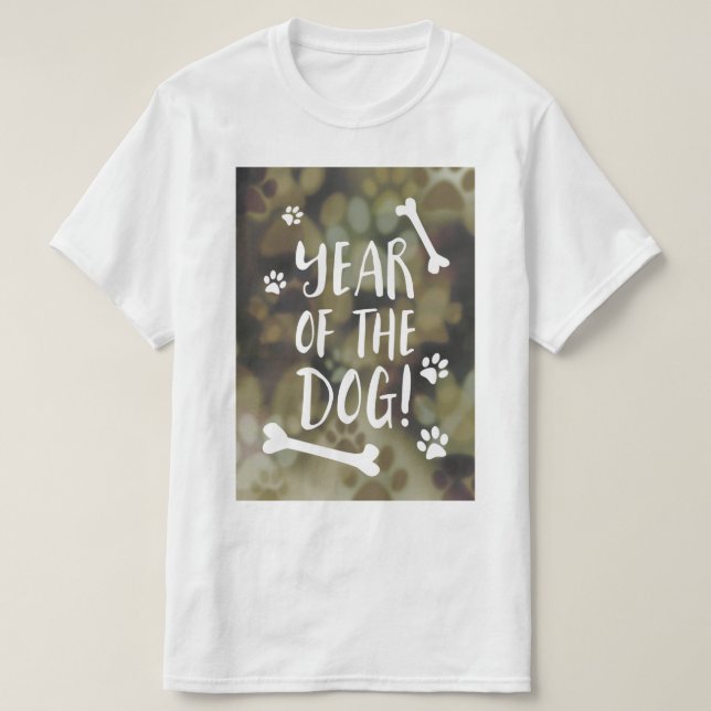 Camiseta Ano do Cachorro (Frente do Design)