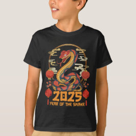 Camiseta Ano Do Cobra 2025 - Cobra Zodiac Chinês