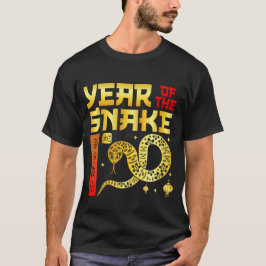 Camiseta Ano Do Cobra 2025 - Cobra Zodiac Chinês