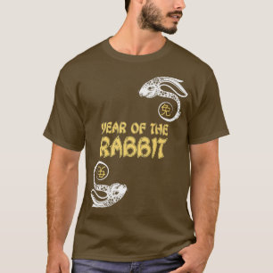 Camiseta Ano do Coelho 2023, Coelho Zodíaco Chinês Zod