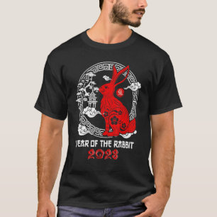 Camiseta Ano do Coelho 2023 Horoscópio Zodiac Chinês