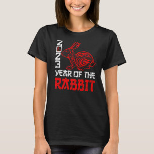 Camiseta Ano do Coelho 2023 Horoscópio Zodiac Chinês