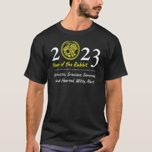 Camiseta Ano do Coelho 2023 Personalidade