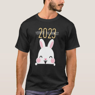 Camiseta Ano Do Coelho 2023 Zodiac Lunar Chinês Novo Y