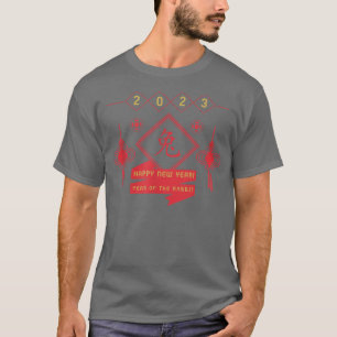 Camiseta Ano do Coelho Chinês Ano Novo 2023