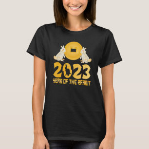Camiseta Ano Do Coelho Feliz Ano Novo Chinês 2023