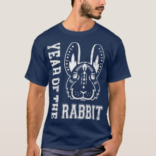 Camiseta Ano do Coelho Feliz Zodiac Chinês Novo Lunar