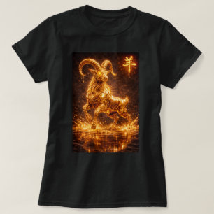 Camiseta Ano do Fu do Zodíaco Chinês do Bode 0046474