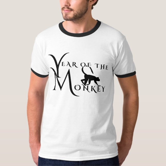 Camiseta Ano do macaco (Frente)