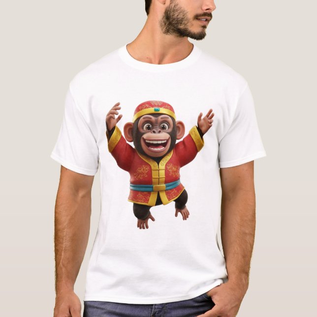 CAMISETA ANO DO MACACO (Frente)