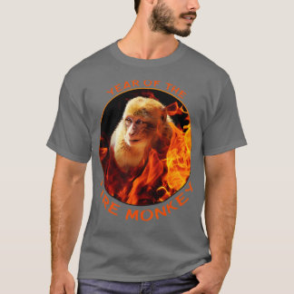 Camiseta Ano do Macaco-Fogo - 1