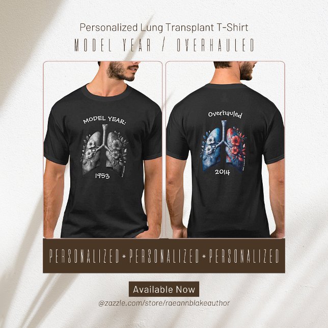 Camiseta Ano do Modelo/Ano de Reforma de Transplan (Criador carregado)