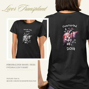 Camiseta Ano do Modelo/Transplante de Fígado Refor