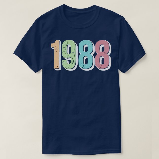 CAMISETA ANO DO NASCIMENTO DE 1988 (Frente do Design)